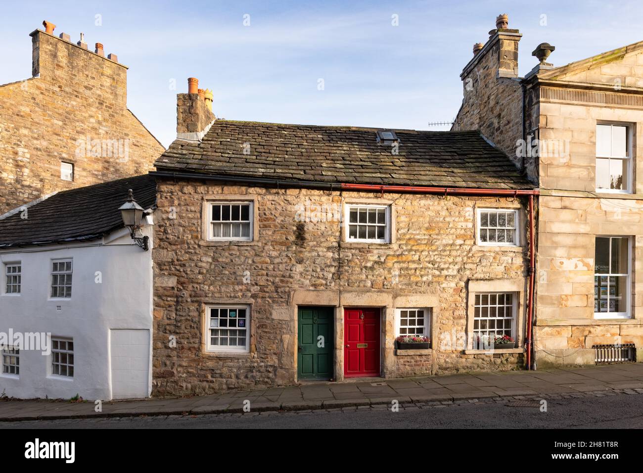The Cottage Museum, Lancaster - Cottage du XVIIIe siècle - Angleterre, Royaume-Uni Banque D'Images