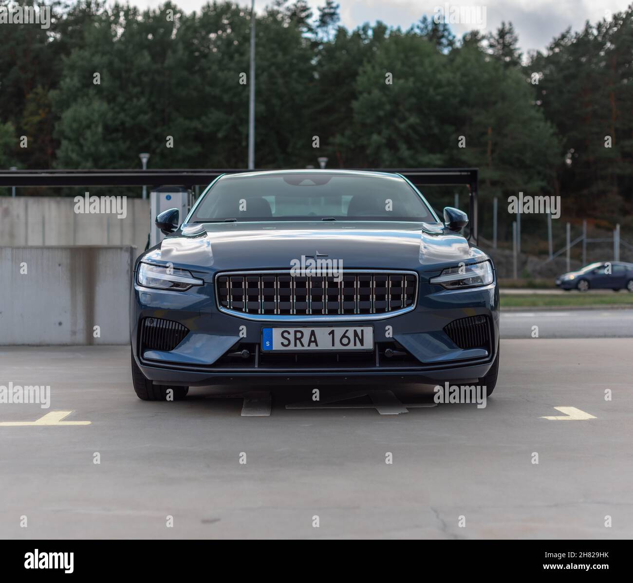 Göteborg, suède - juillet 30 2021 : voiture de sport hybride enfichable Polestar 1 Banque D'Images