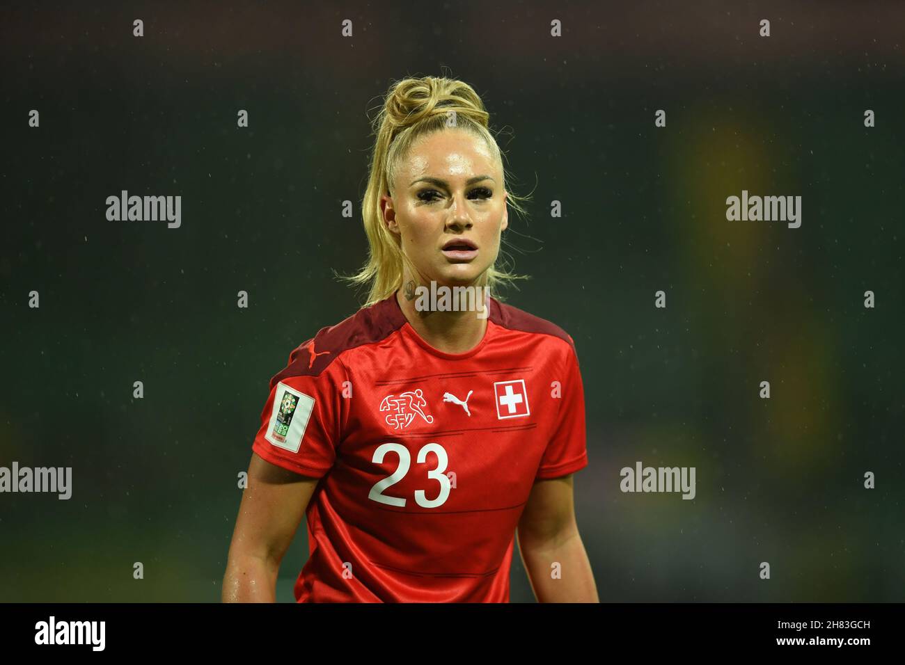 Vérone, Italie.26 novembre 2021.Alisha Lehmann (Suisse) lors du match de qualification de la Fifa 'Womens World Cup 2023' entre les femmes d'Italie 1-2 Suisse femmes au stade Renzo Barbera le 26 novembre 2021 à Vérone, Italie.Credit: Maurizio Borsari/AFLO/Alay Live News Credit: AFLO Co. Ltd./Alay Live News Banque D'Images