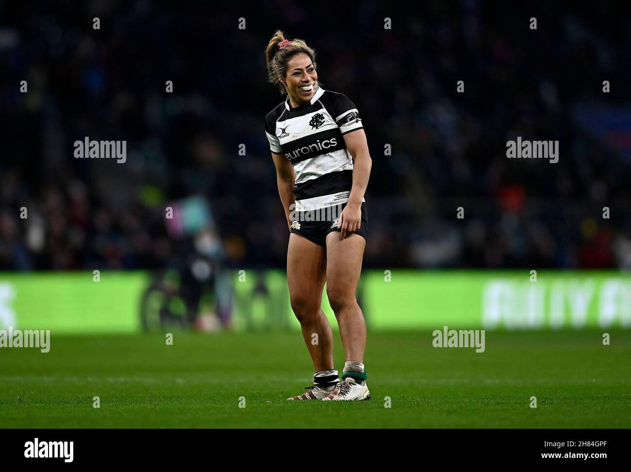 Twickenham, Royaume-Uni.27 novembre 2021.Rugby international d'automne.Femmes barbares V Springbok femmes.Stade de Twickenham.Londres.Sene Naoupu (Barbarians et Leinster).Credit: Sport en images/Alamy Live News Banque D'Images