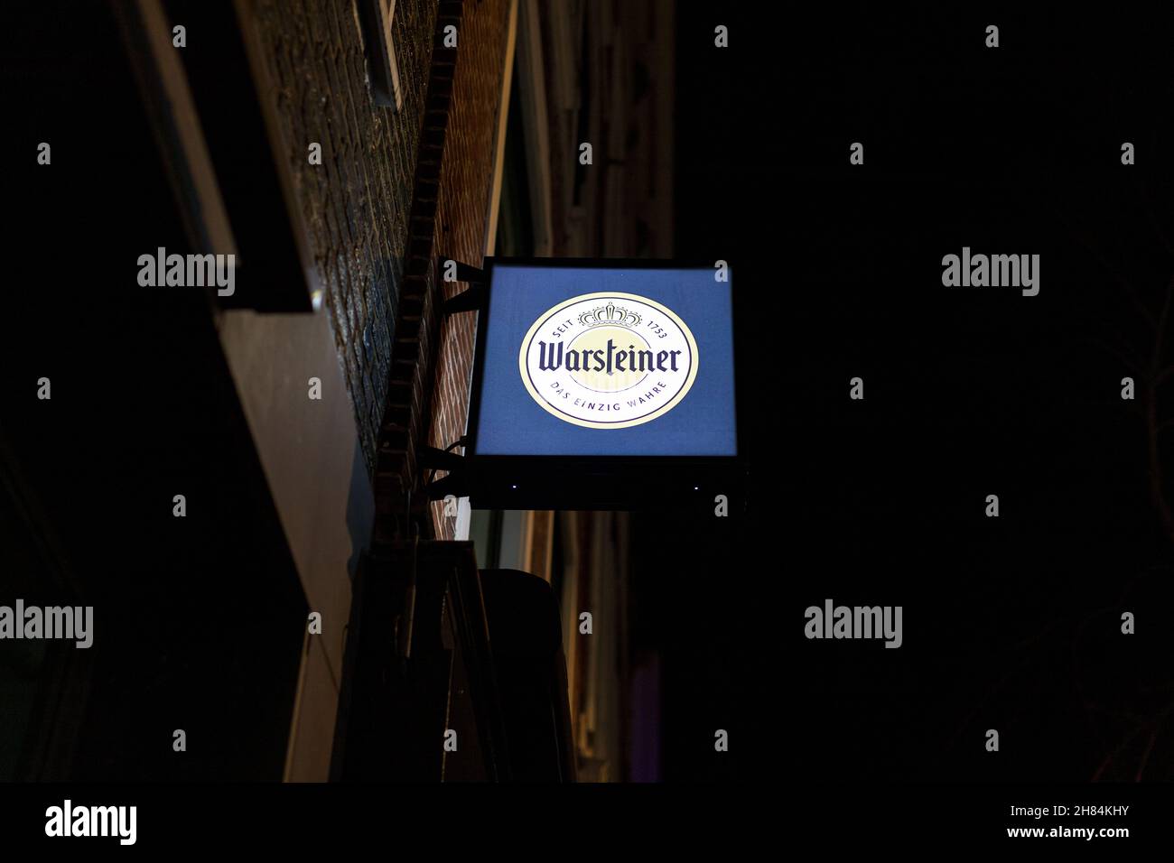 Les rues de Rotterdam, aux pays-Bas, durant les premiers jours de l'enfermement en 2020. Banque D'Images