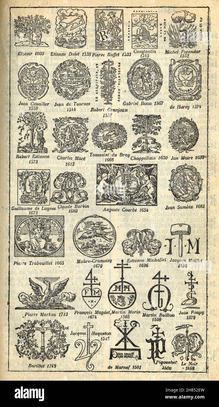 ARMOILIES ANCIENNES Banque D'Images