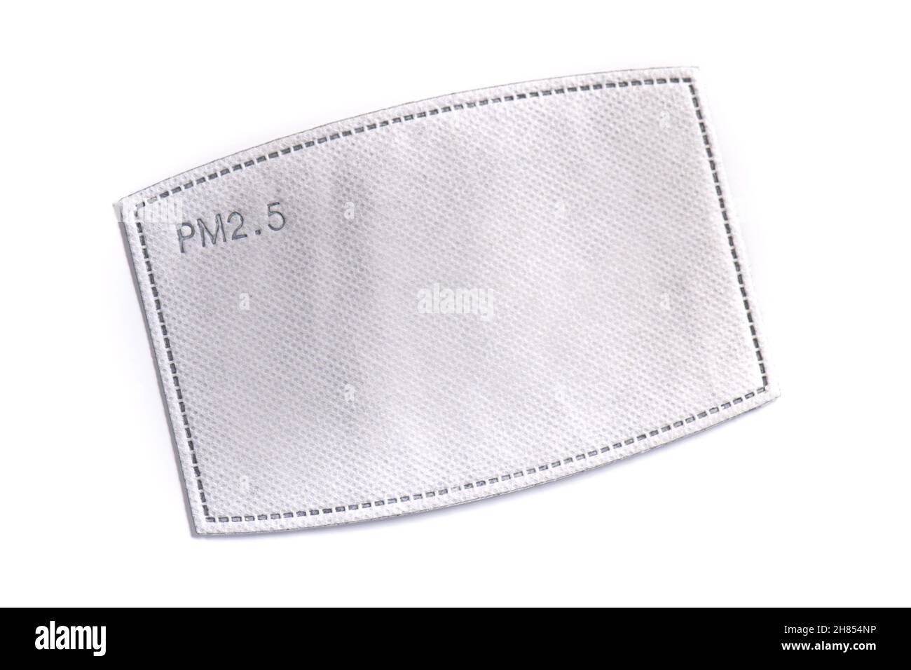 Filtre pour masque facial en carbone activé par les PM2,5 (insert jetable) pour revêtements faciaux en coton Banque D'Images