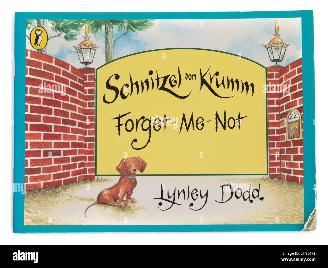 Schnitzel von Krumm Forget-me-not Picture book de Lynley Dodd Banque D'Images