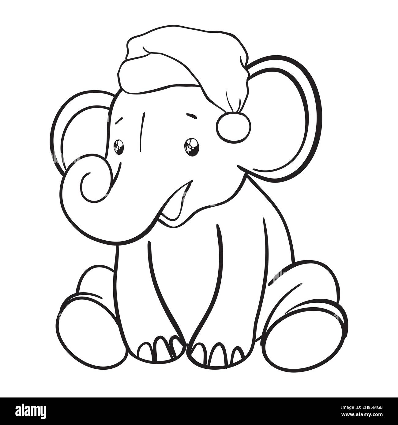 A cartoon elephant Banque d'images noir et blanc - Alamy A cartoon elephant Banque d'images noir et blanc - Alamy