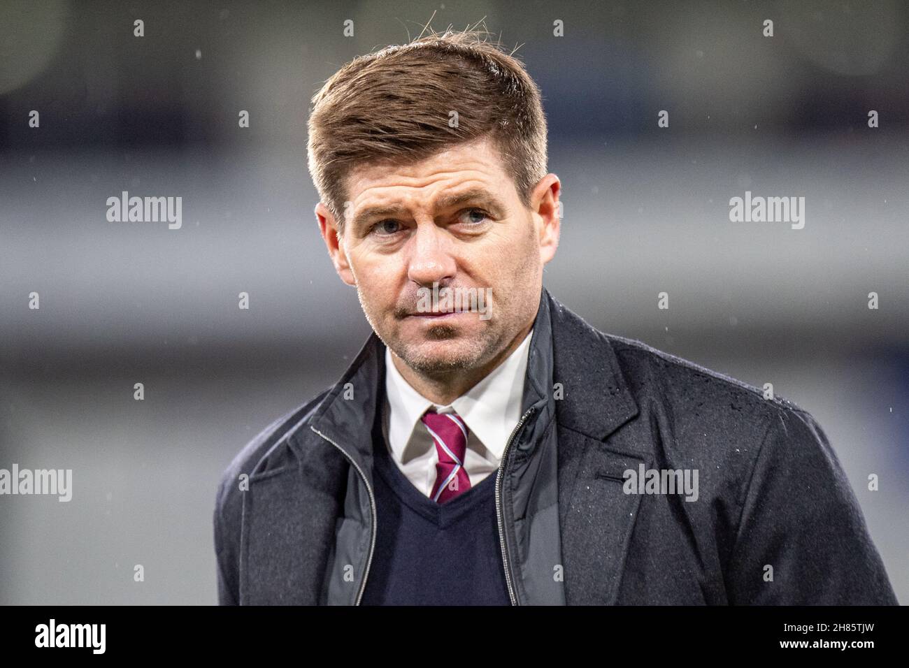 LONDRES, ANGLETERRE - NOVEMBRE 27 : le directeur Steven Gerrard de Aston Villa pendant le match de la Premier League entre Crystal Palace et Aston Villa à Selhurst Park le 27 novembre 2021 à Londres, Angleterre.(Photo de Sebastian Frej) crédit: Sebo47/Alamy Live News Banque D'Images