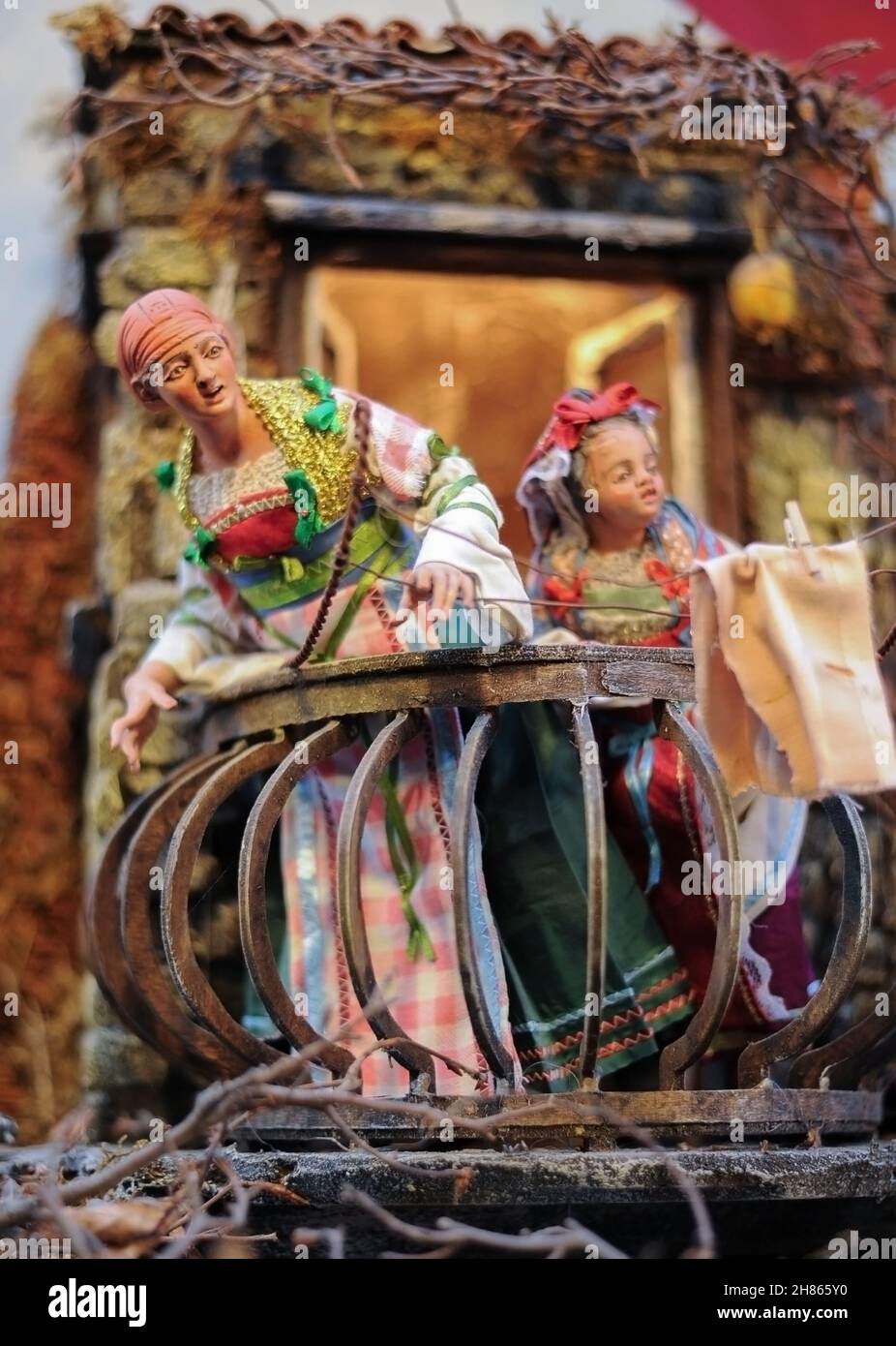 Naples, Naples, Italie.20 novembre 2021.Autour de via San Gregorio Armeno, au coeur du centre 