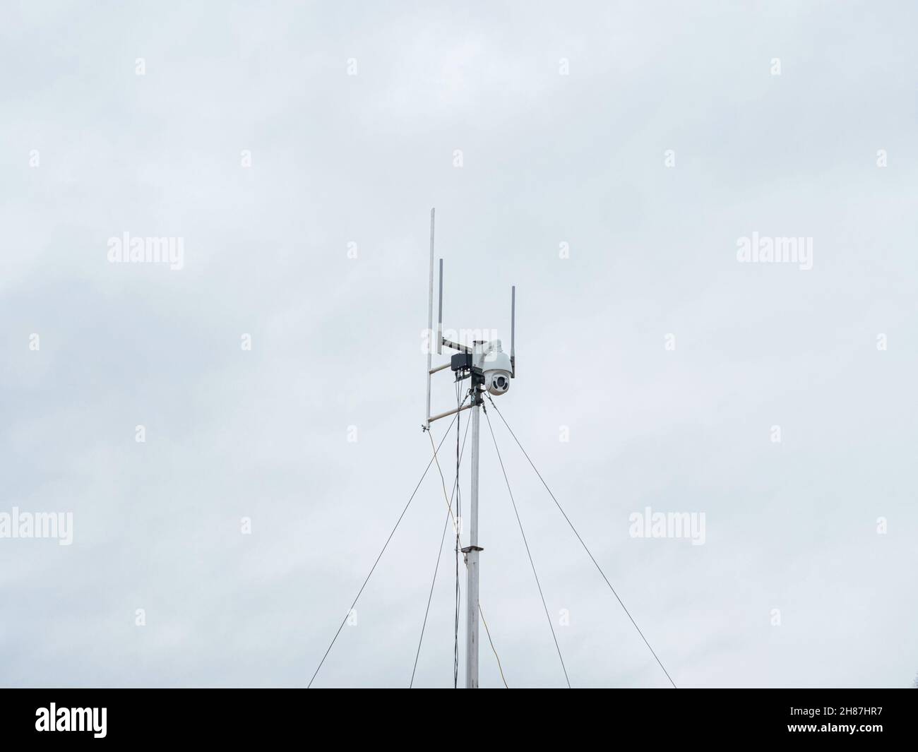 Stations radar militaires russes modernes.Moyens de guerre radio et électronique de l'armée.Equipement radiotechnique.Intelligence des signaux.Radio troupes électroniques Banque D'Images