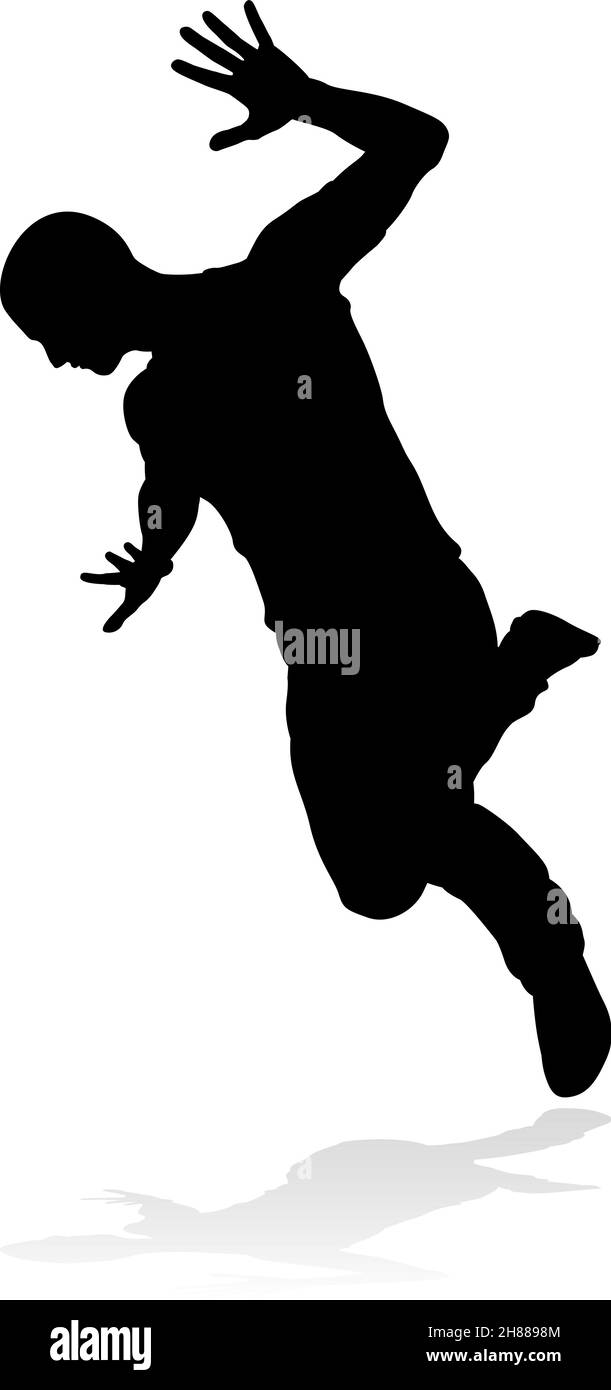 Street Dance Dancer Silhouette Illustration de Vecteur