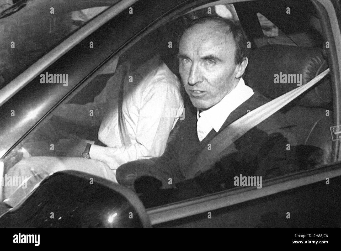 Photo du dossier datée du 03-05-1994 de Sir Frank Williams, fondateur et ancien directeur de l'équipe de Williams Racing, décédé à l'âge de 79 ans, l'équipe a annoncé.Date de publication : dimanche 28 novembre 2021. Banque D'Images