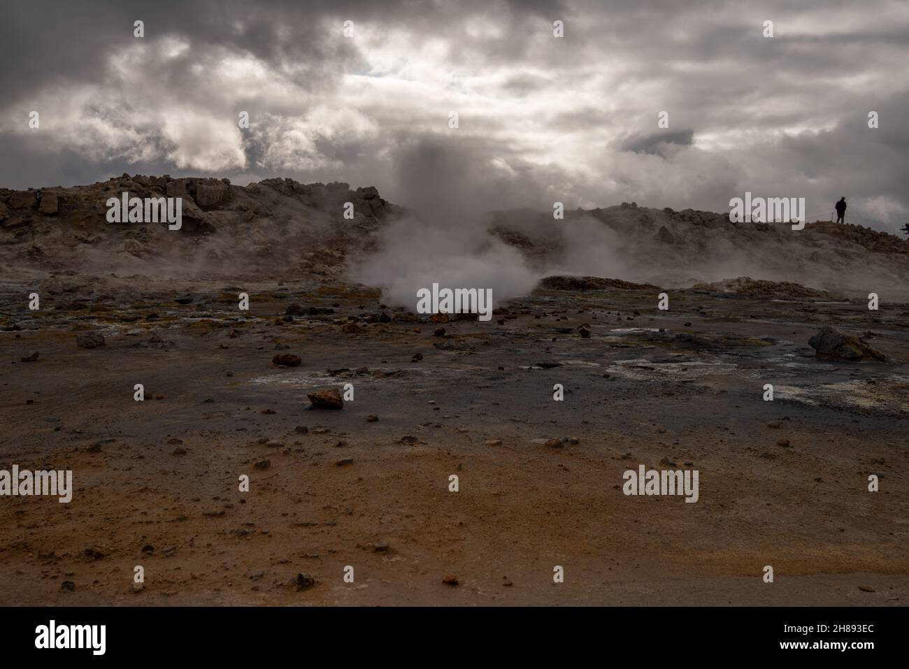 Activité géothermique, islande Banque D'Images