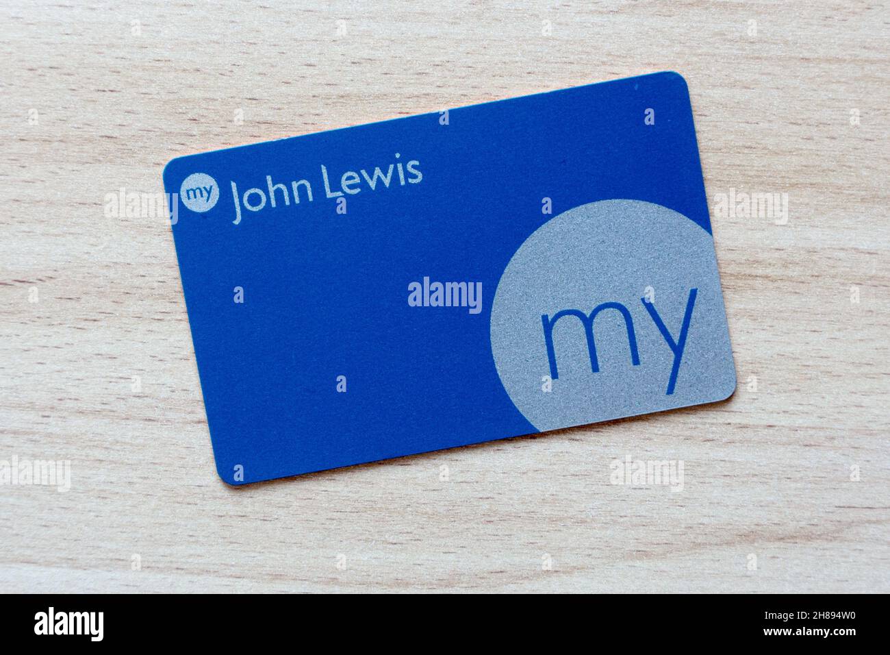 Carte de fidélité John Lewis Banque D'Images