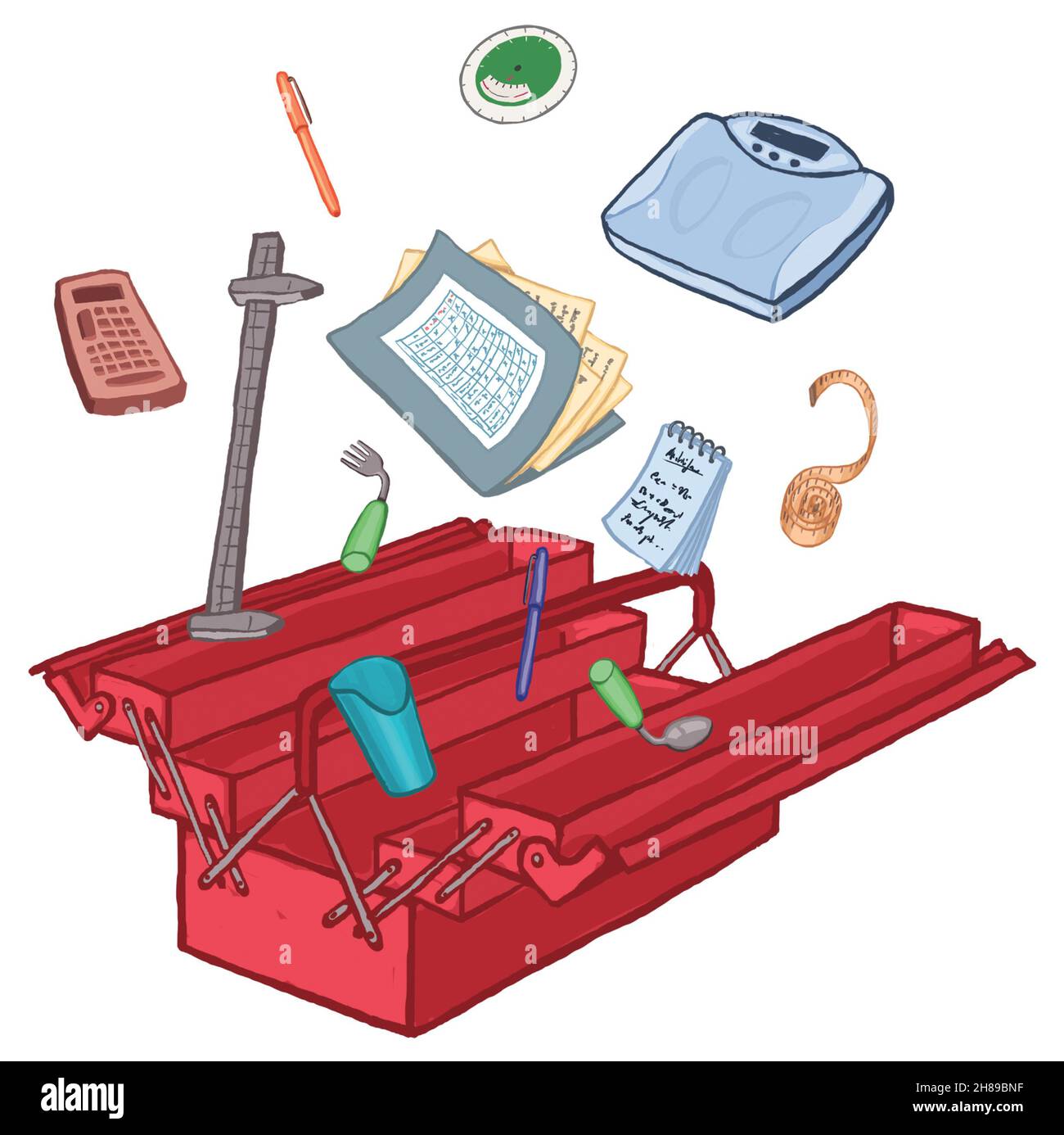 Boite à outils dessin Banque de photographies et d’images à haute ...