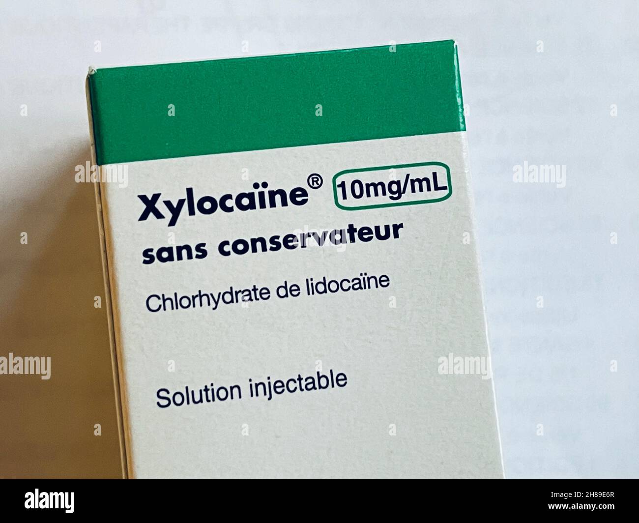 Xylocaine Banque D'Images