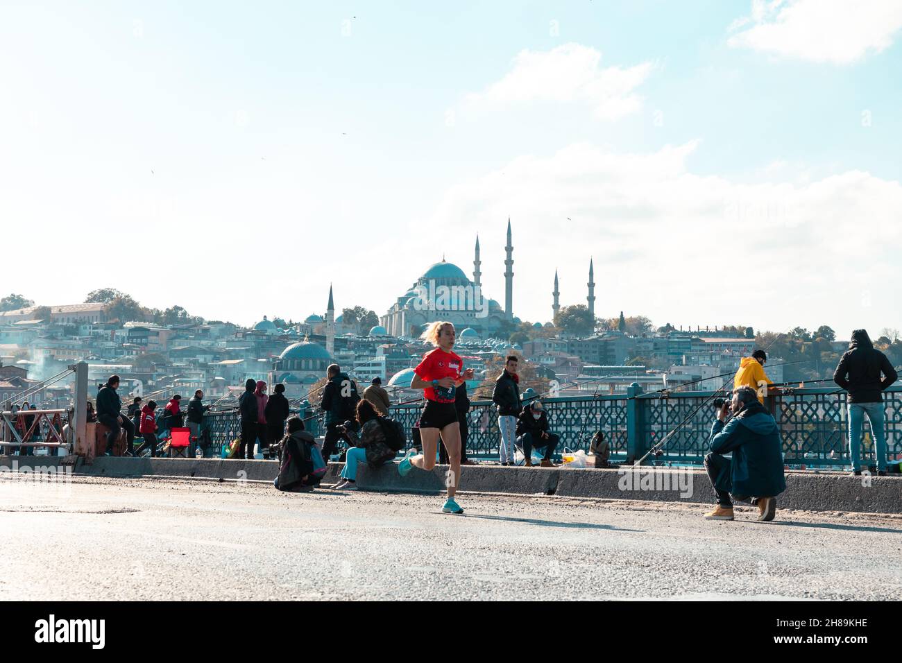 Istanbul octobre 29 course 7K Istanbul Turquie - 10.29.2021 Banque D'Images