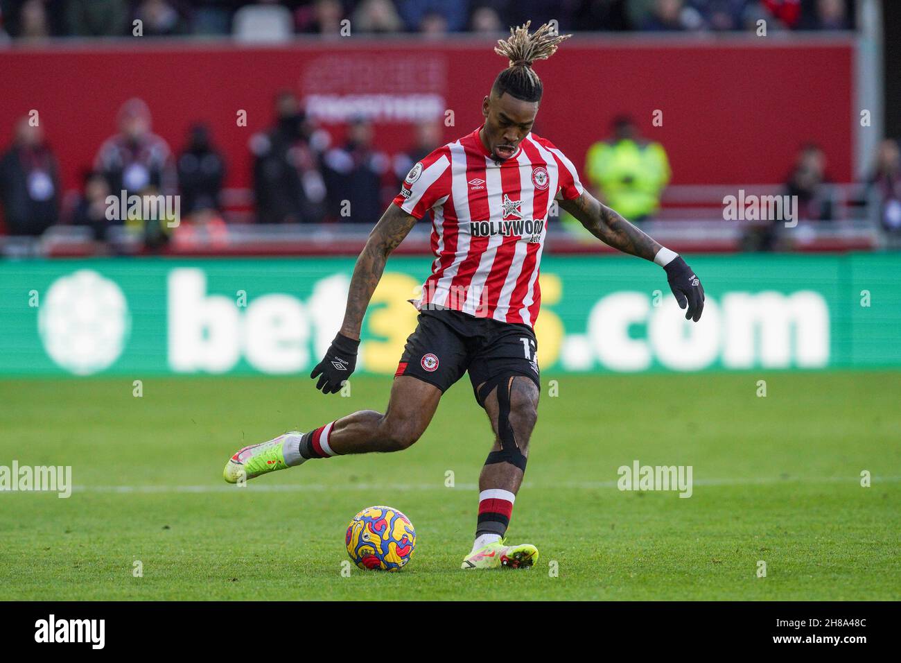 Ivan Toney #17 de Brentford Banque D'Images