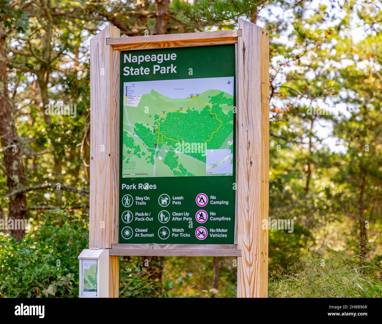 Parc national de Napeague, Amagansett, NY Banque D'Images