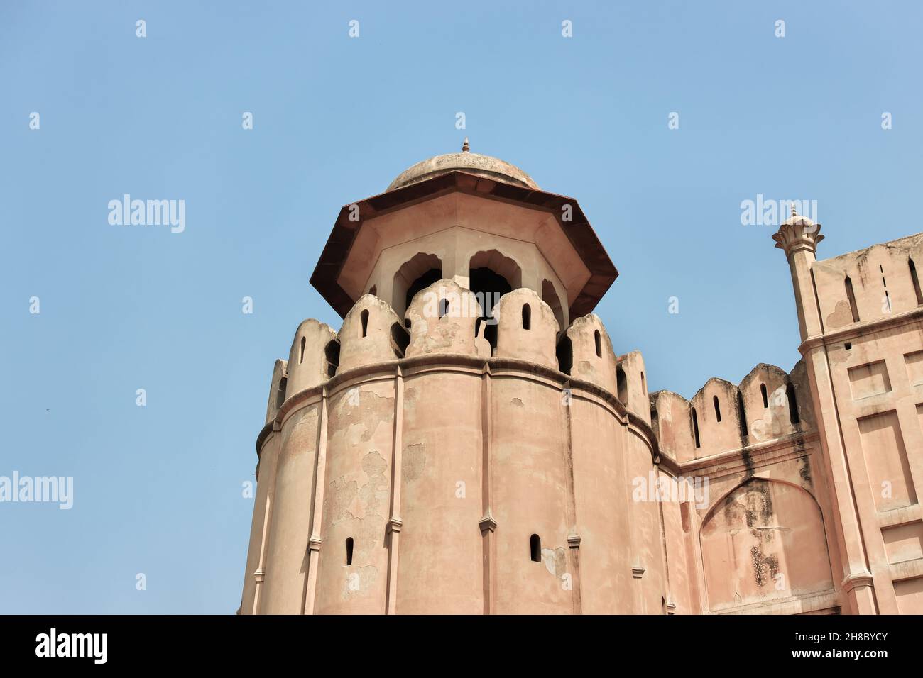 Porte d'Alamgiri à Lahore fort, province du Punjab, Pakistan Banque D'Images