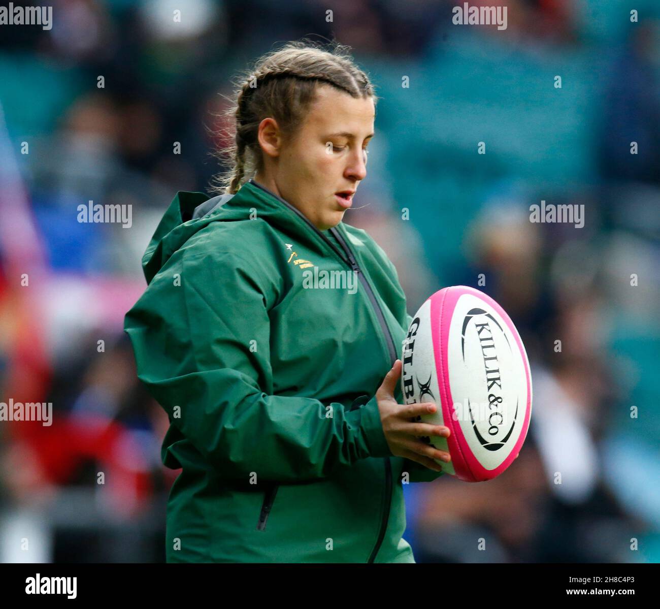 LONDRES, ANGLETERRE - NOVEMBRE 27: Micke Gunter (Cell C Sharks Ladies) de SpringBox Women pendant le match de coupe Killik entre les femmes Barbarians et Spring Banque D'Images