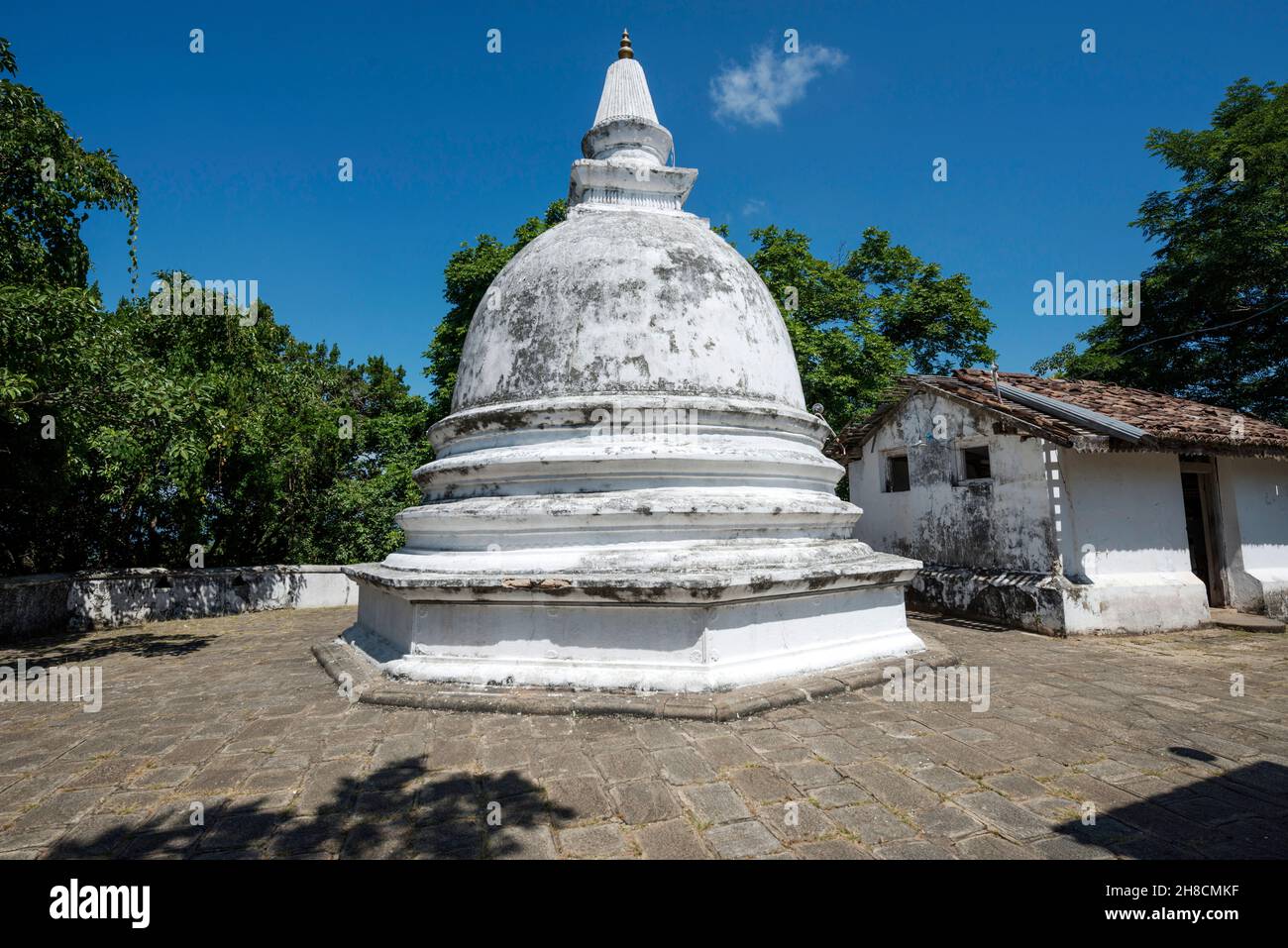 Sri Lanka, Province du Sud, Sud du Sri Lanka, Sri Lanka Süd, au sud du Sri Lanka, de Mulkirigala temple Banque D'Images