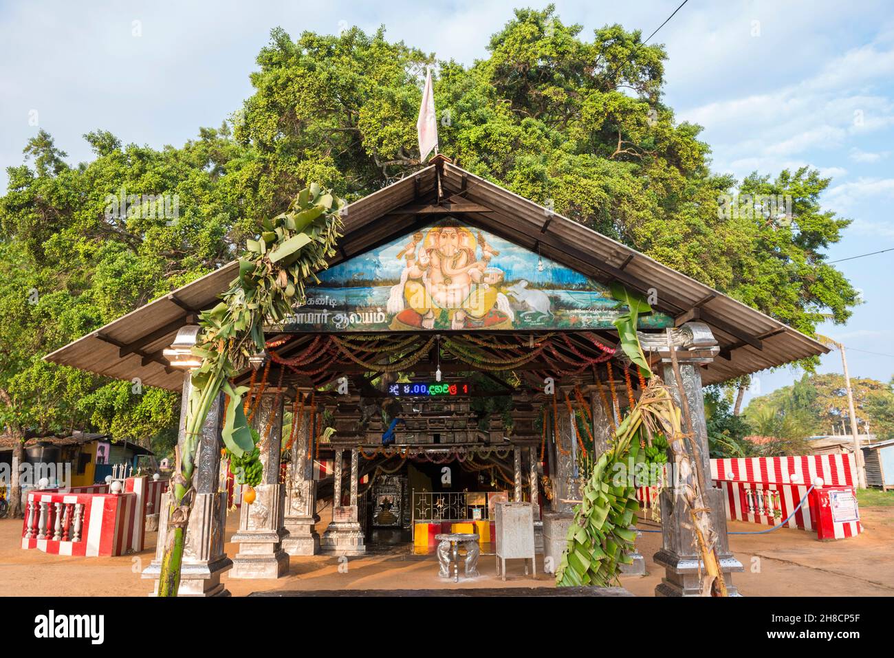 Sri Lanka, province du Nord, province du Nord, province de Nördliche, Murukandy,temple, Tempel Banque D'Images