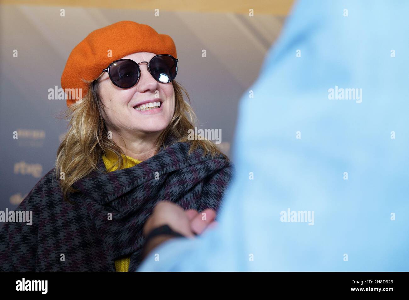 Madrid, Espagne.29 novembre 2021.Emma Suárez assiste à la lecture des nominés de la 36e Goya Awards à Madrid.Crédit : SOPA Images Limited/Alamy Live News Banque D'Images