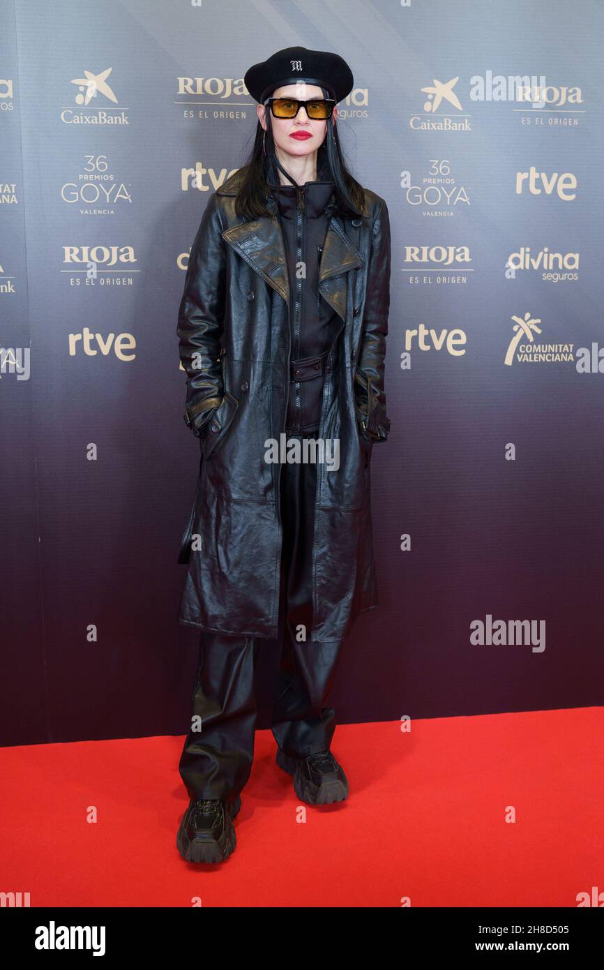 Milena Smit assiste à la lecture des nominés de la 36e Goya Awards à Madrid.(Photo par Atilano Garcia / SOPA Images / Sipa USA) Banque D'Images