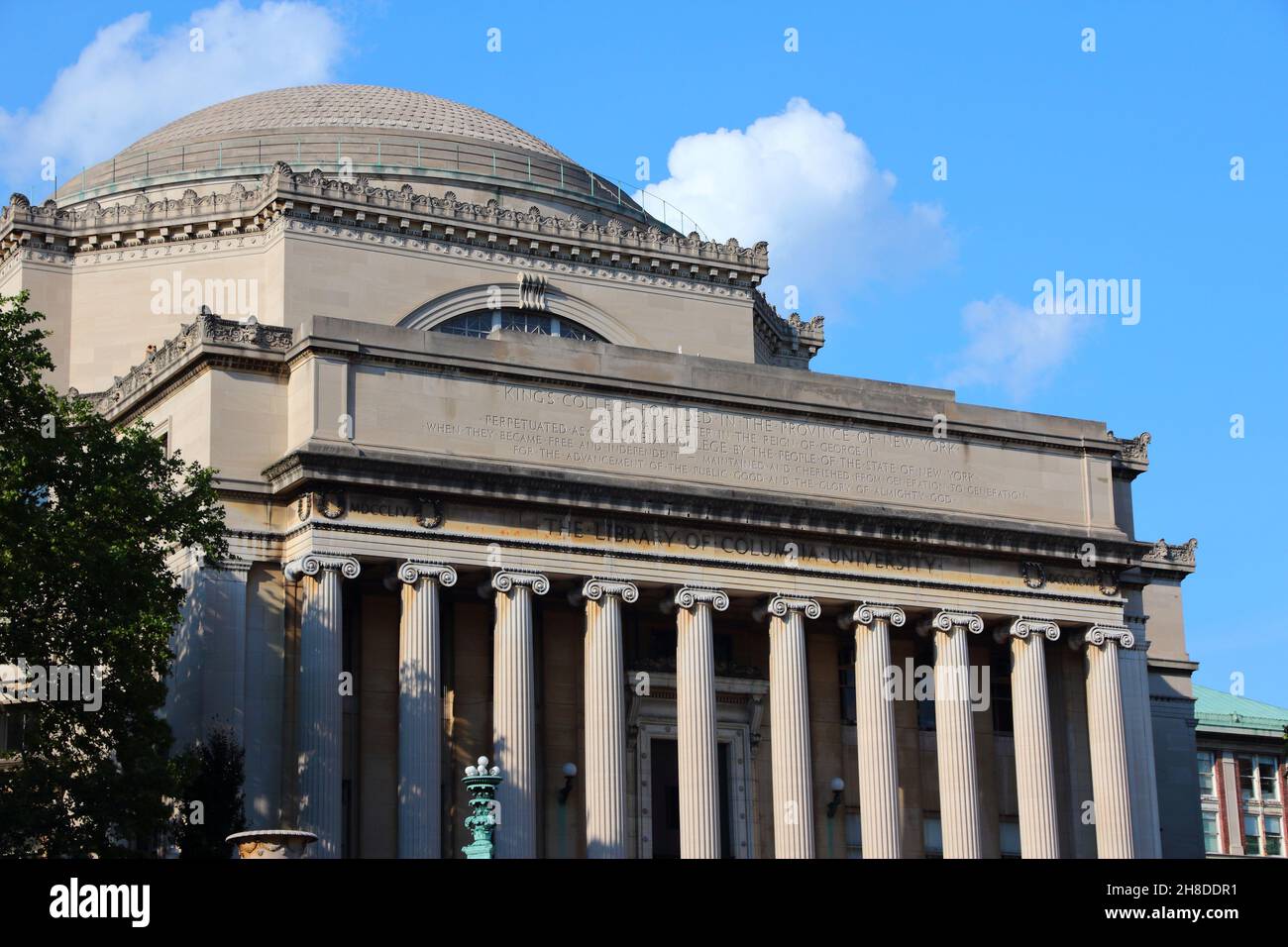 Bibliothèque de l'Université Columbia à New York City, USA. Banque D'Images