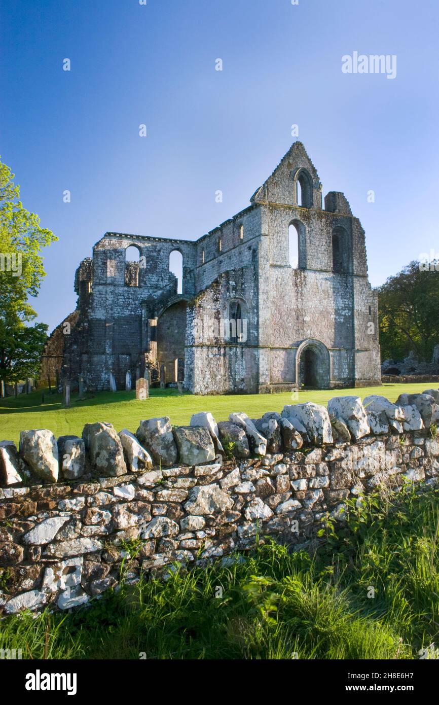 12thC Cistercien Dundrennan Abbey nr Kirkudbright, Dumfries & Galloway, Écosse Banque D'Images