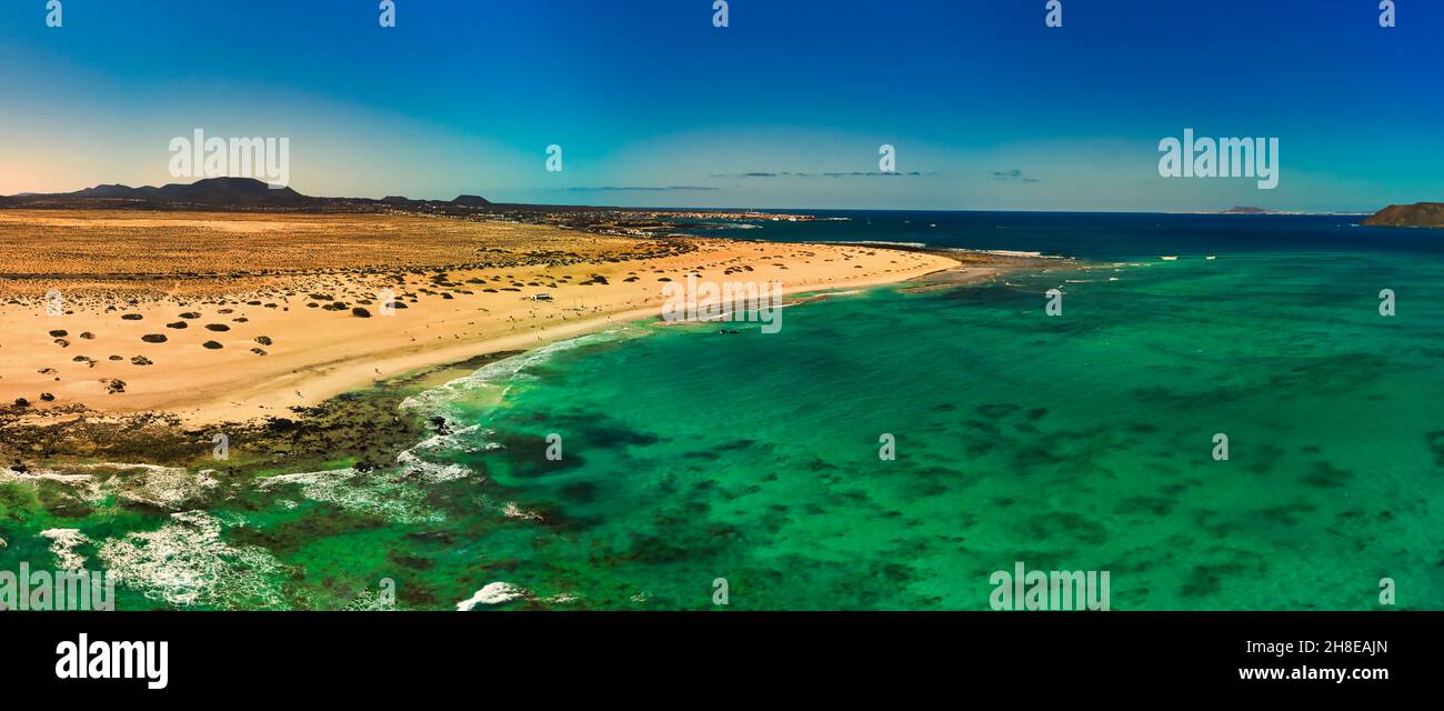 Flag beach fuerteventura Banque de photographies et d’images à haute