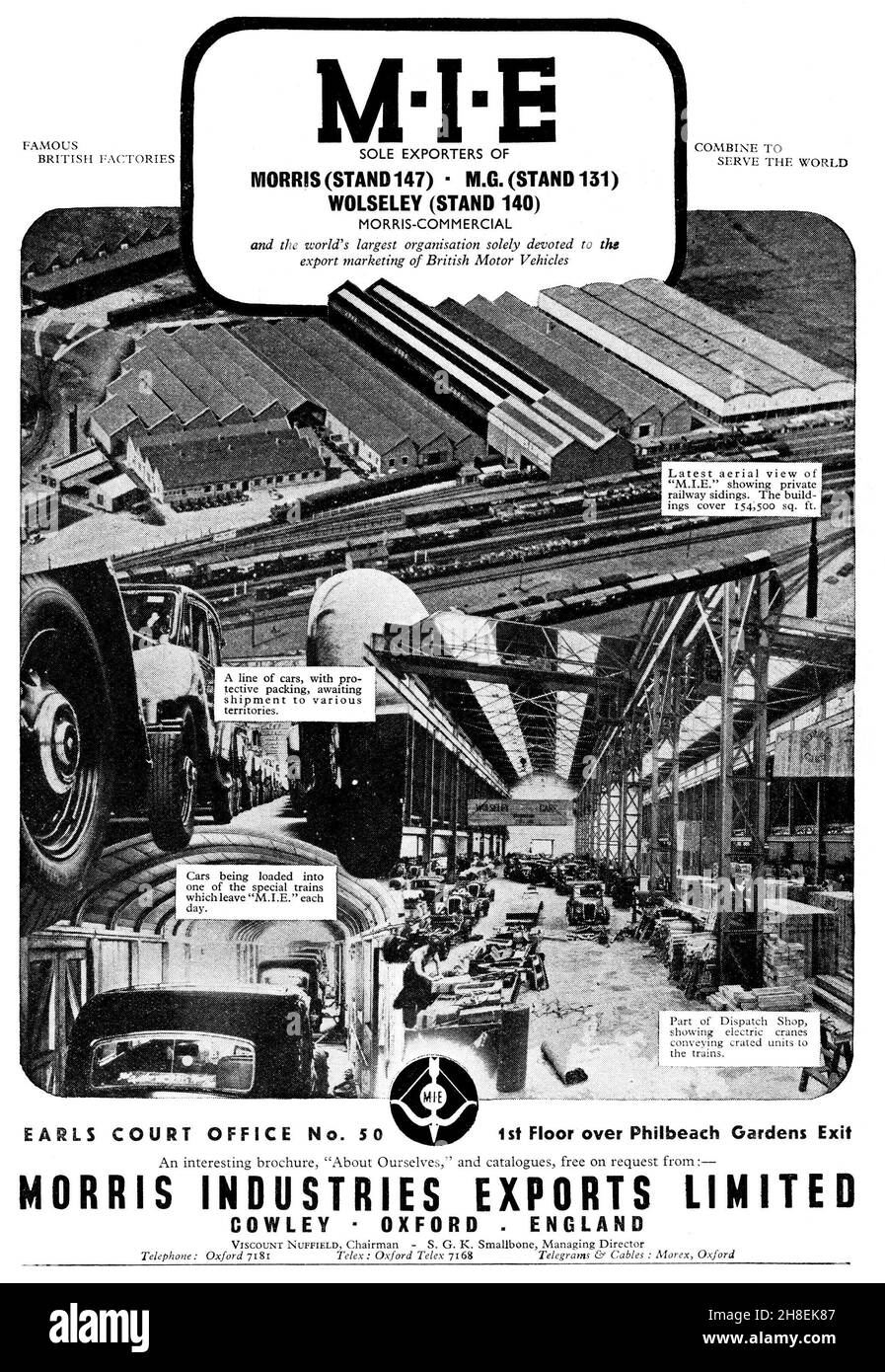 Une publicité Morris Motors 1938 vintage du magazine Autocar Banque D'Images