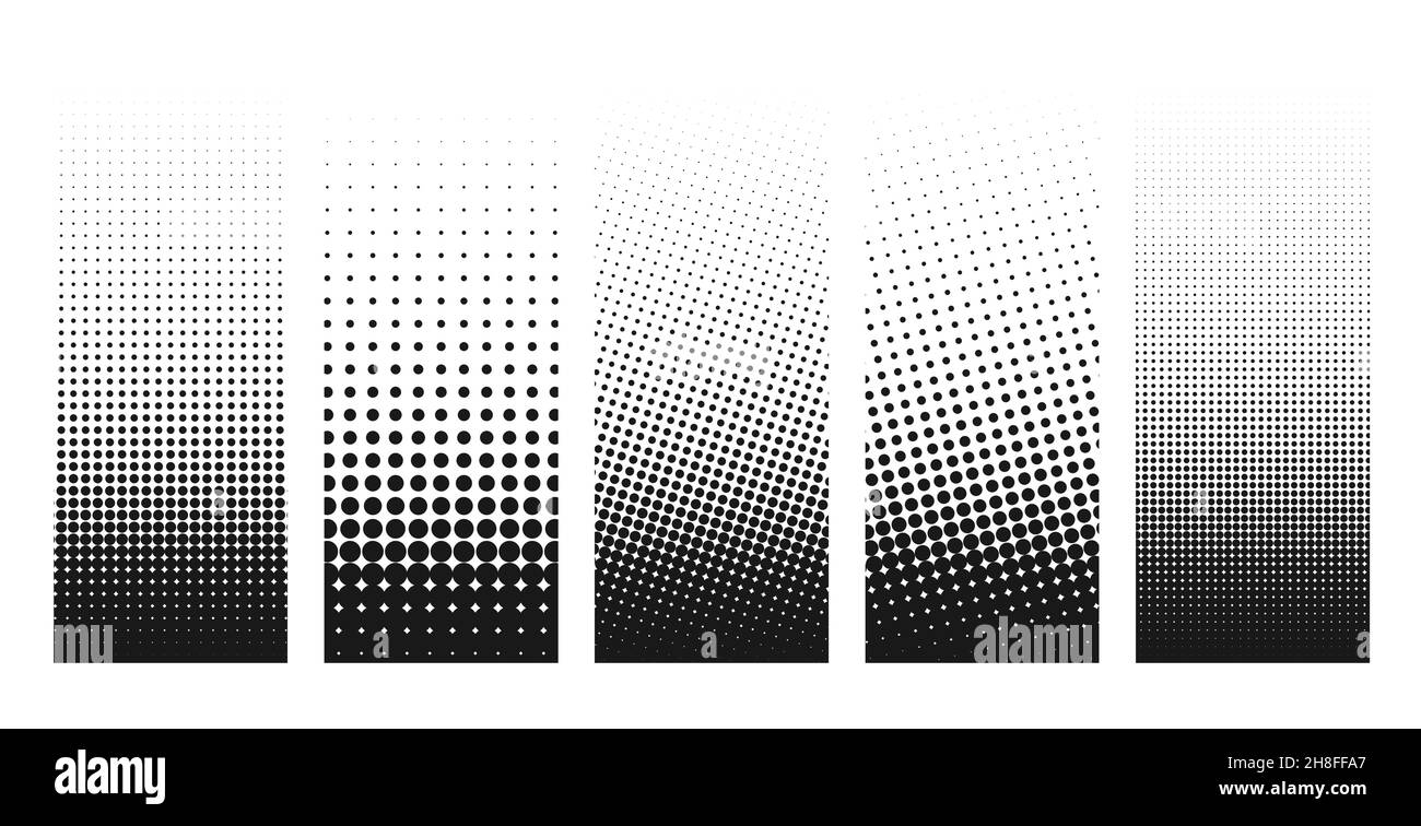 Motif abstrait grunge demi-ton déformée formes d'arrière-plan Illustration de Vecteur