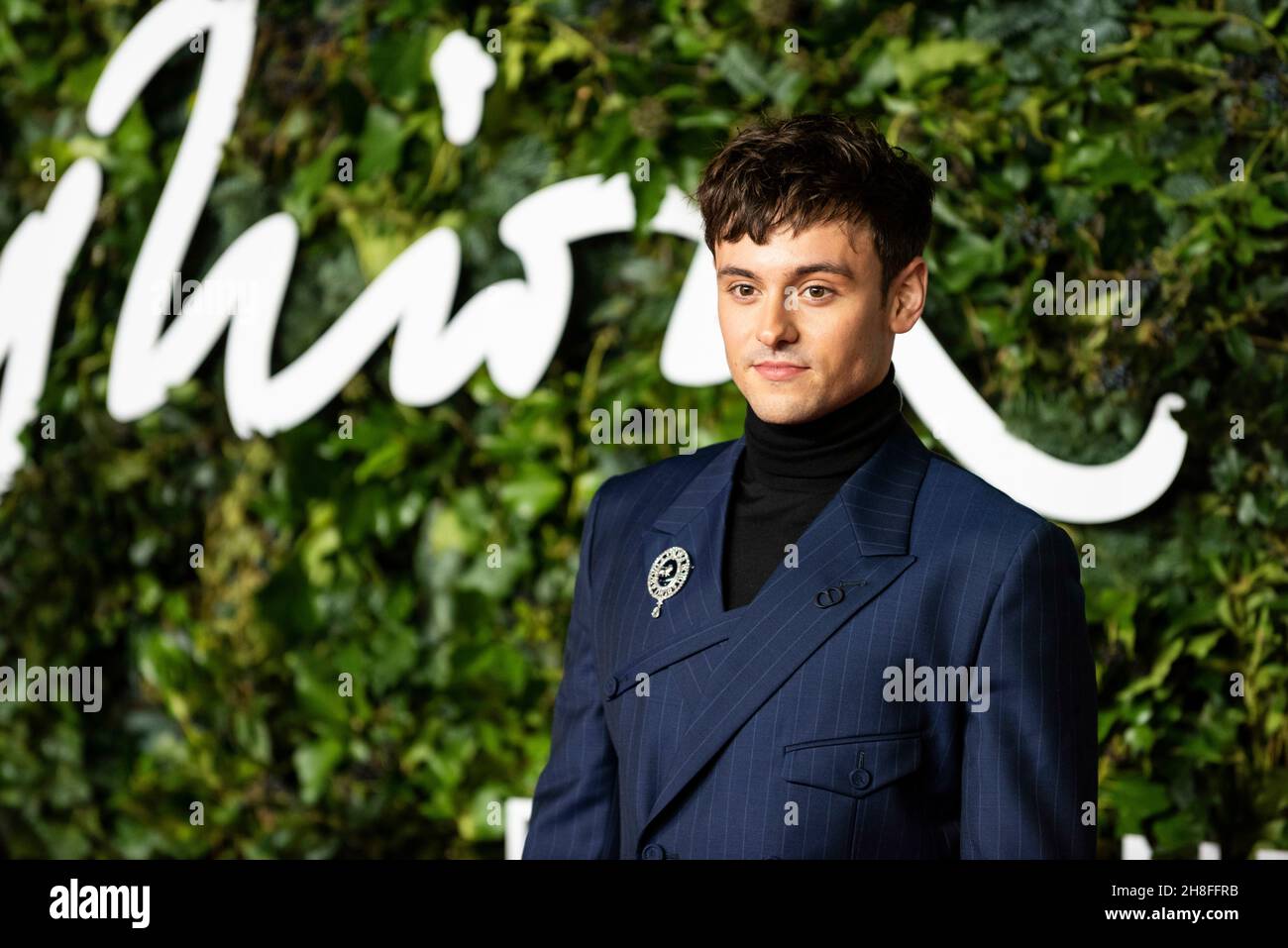 Tom Daley participe aux Fashion Awards 2021 au Royal Albert Hall.Londres, Royaume-Uni.29/11/2021 Banque D'Images