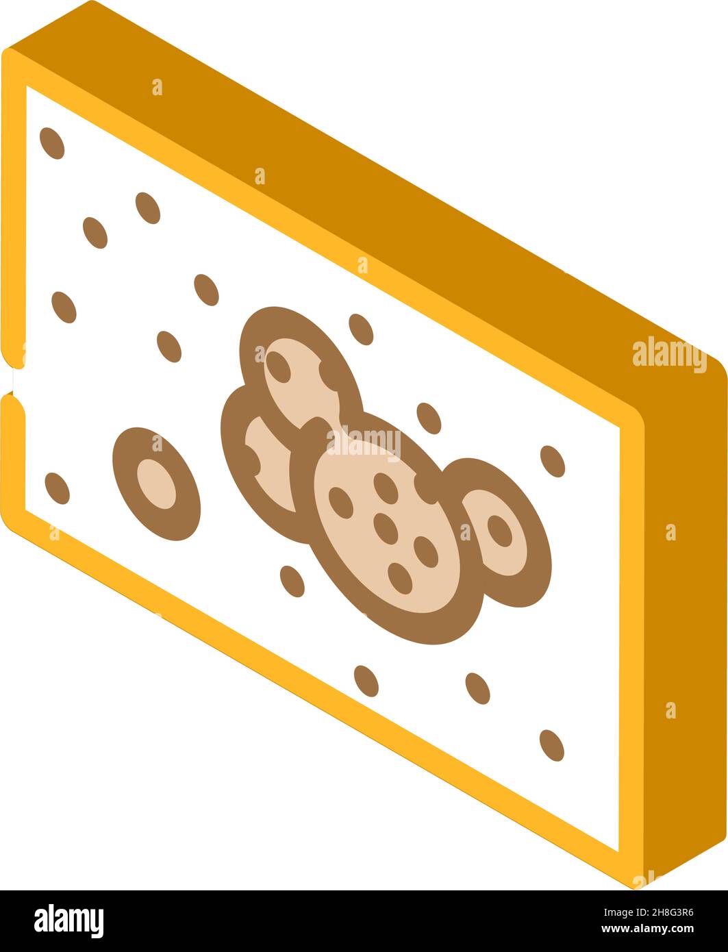 illustration du vecteur icône isométrique angiokeratoma skin ill Illustration de Vecteur