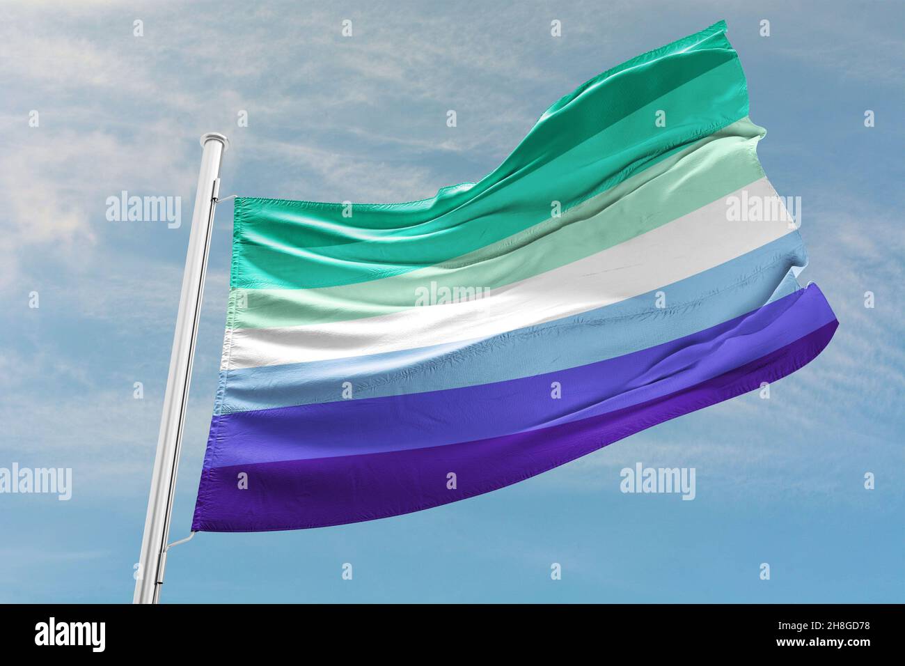 drapeau pour hommes gay Banque D'Images
