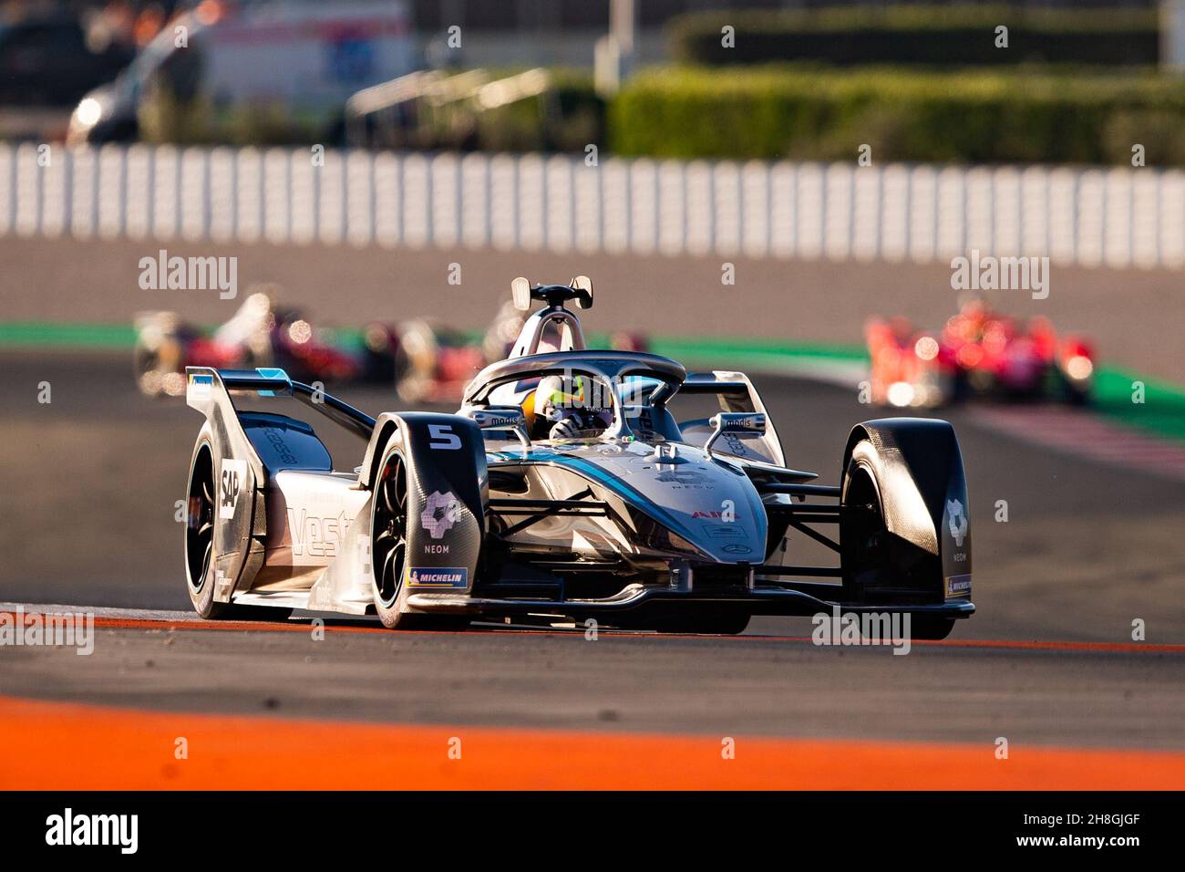 05 Vandoorne Stoffel (bel), Mercedes-EQ Silver Arrow 02, action lors de l'épreuve pré-saison du Championnat du monde de Formule E 2021-22 de la FIA, sur le circuit Ricardo Tormo du 28 novembre au 2 décembre 2021 à Valence, Espagne - photo: Joao Filipe/DPPI/LiveMedia Banque D'Images