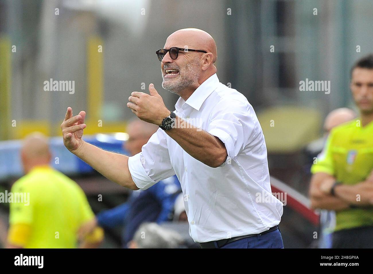 Stefano Colantuono joueur de Salerntana, pendant le match de la série italienne Un championnat entre Salerntana vs Empoli résultat final 2 - 4 , macc Banque D'Images