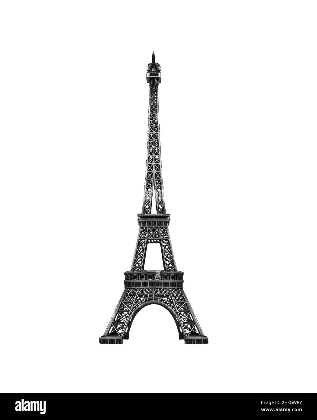 Tour Eiffel isolés. Banque D'Images
