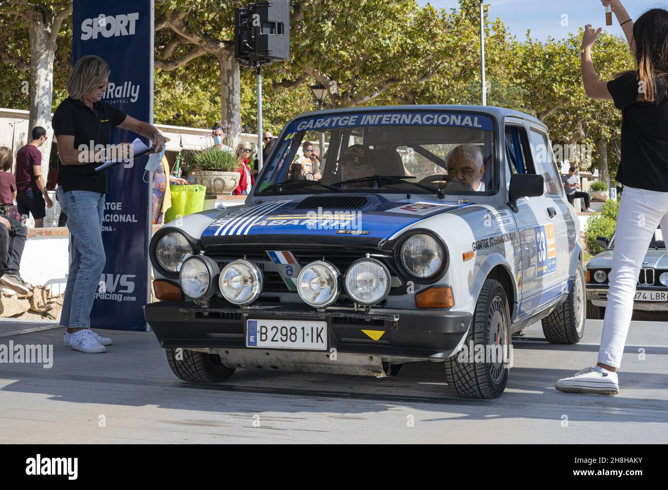 AUTOBIANCHI A112 ABARTH de rallye de Monte Carlo Poster voiture auto yougtimer EUR 74,60 - FR
