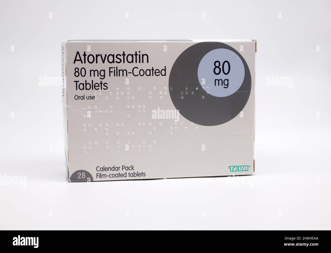 Atorvastatine utilisée pour abaisser le cholestérol Banque D'Images