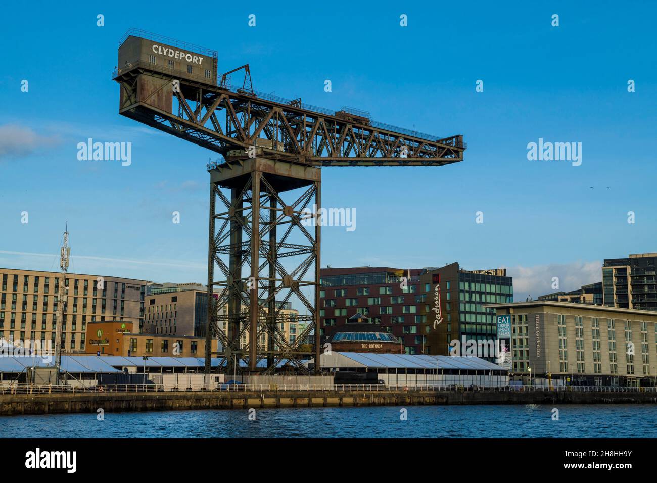Royaume-Uni, Écosse, Glasgow, Finnieston Crane Banque D'Images