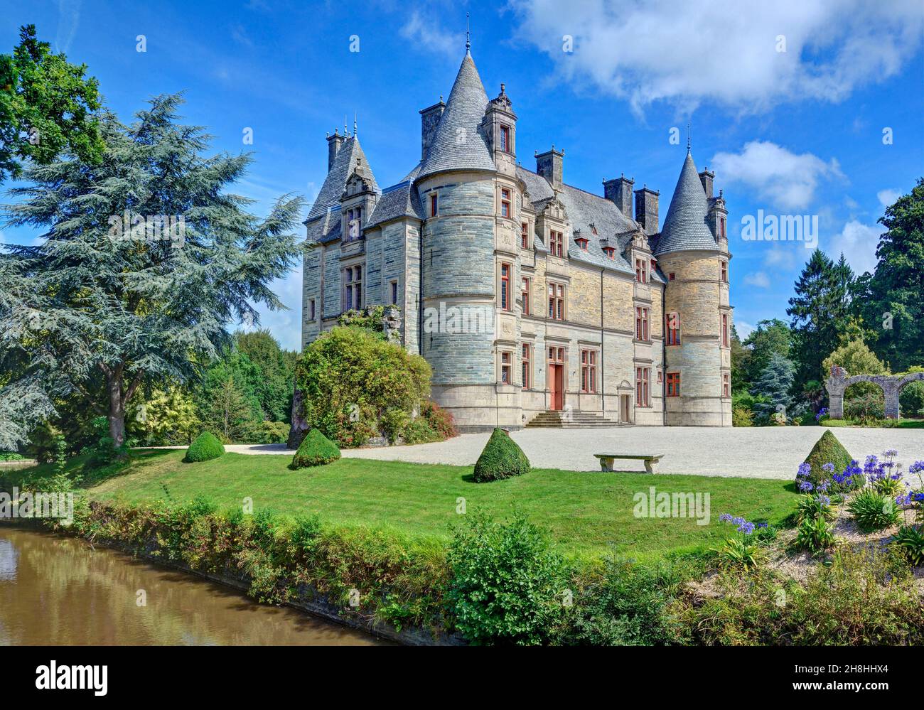France, Manche, Cherbourg-en-Cotentin, château de Ravalet Banque D'Images