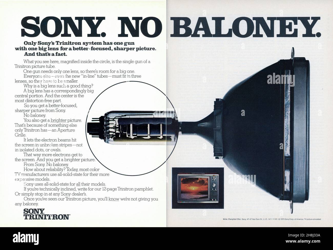 Juin 1973 « Playboy » publication publicitaire, États-Unis Banque D'Images