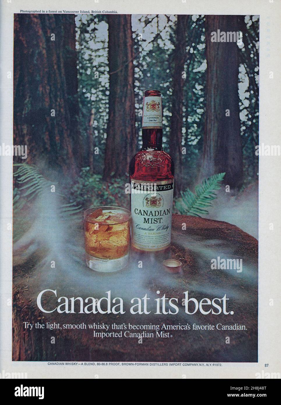 Juin 1973 « Playboy » publication publicitaire, États-Unis Banque D'Images