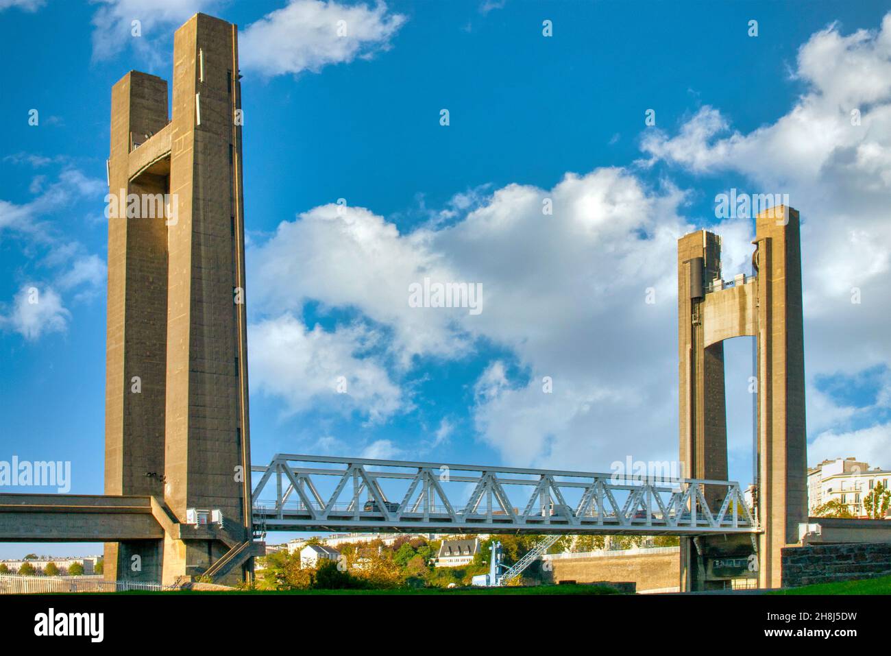 Pont de Recouvrance, Brest, France Banque D'Images