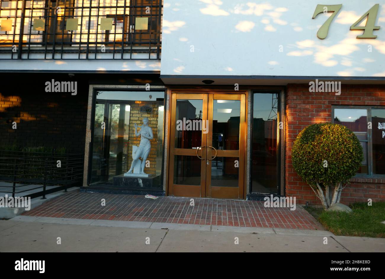 Los Angeles, Californie, États-Unis 28 novembre 2021 Une vue générale de l'atmosphère de l'Entertainer Liberace et Love Scott Thorson ancien domicile/résidence au 7461 Beverly Blvd le 28 novembre 2021 à Los Angeles, Californie, États-Unis.Photo par Barry King/Alay stock photo Banque D'Images