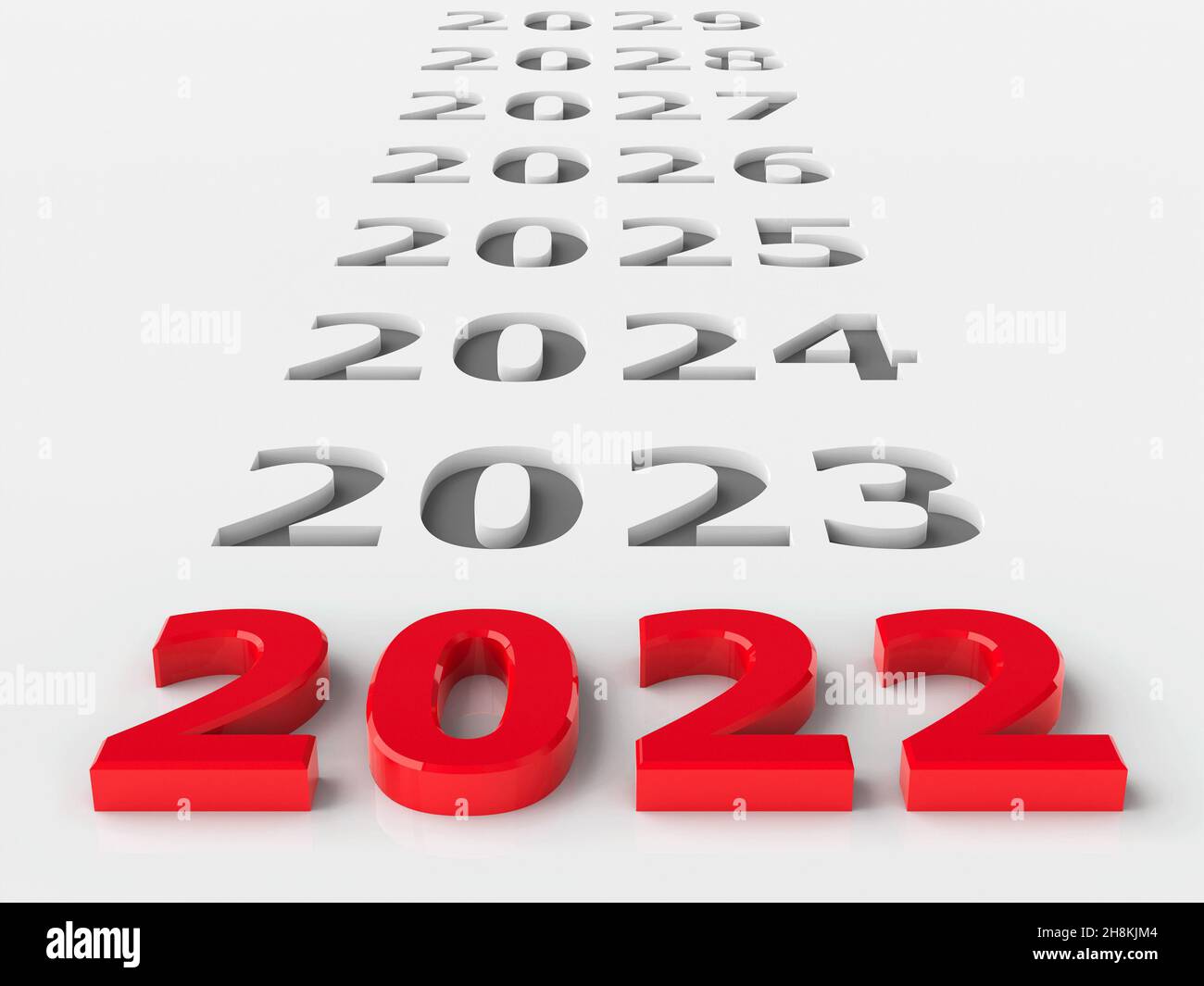 Año 2022 Y 2023 Calendrier 2022 et 2023 et 2024 Banque de photographies et d'images à haute  résolution - Alamy