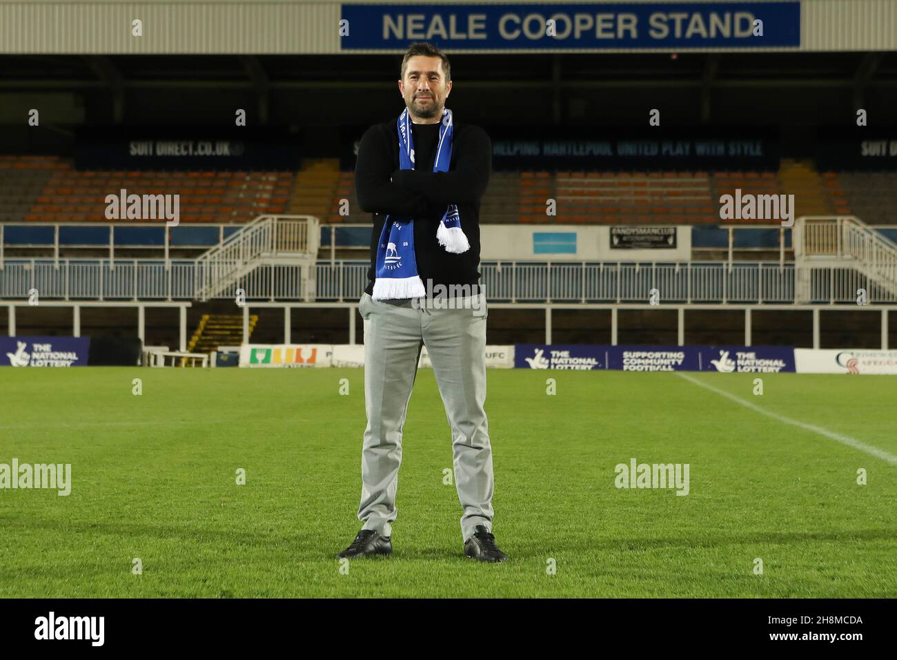 HARTLEPOOL, GBR.30 NOV.Graham Lee est dévoilé comme nouveau directeur de Hartlepool United à Victoria Park, Hartlepool, le mardi 30 novembre 2021.(Credit: Mark Fletcher | MI News) Credit: MI News & Sport /Alay Live News Banque D'Images