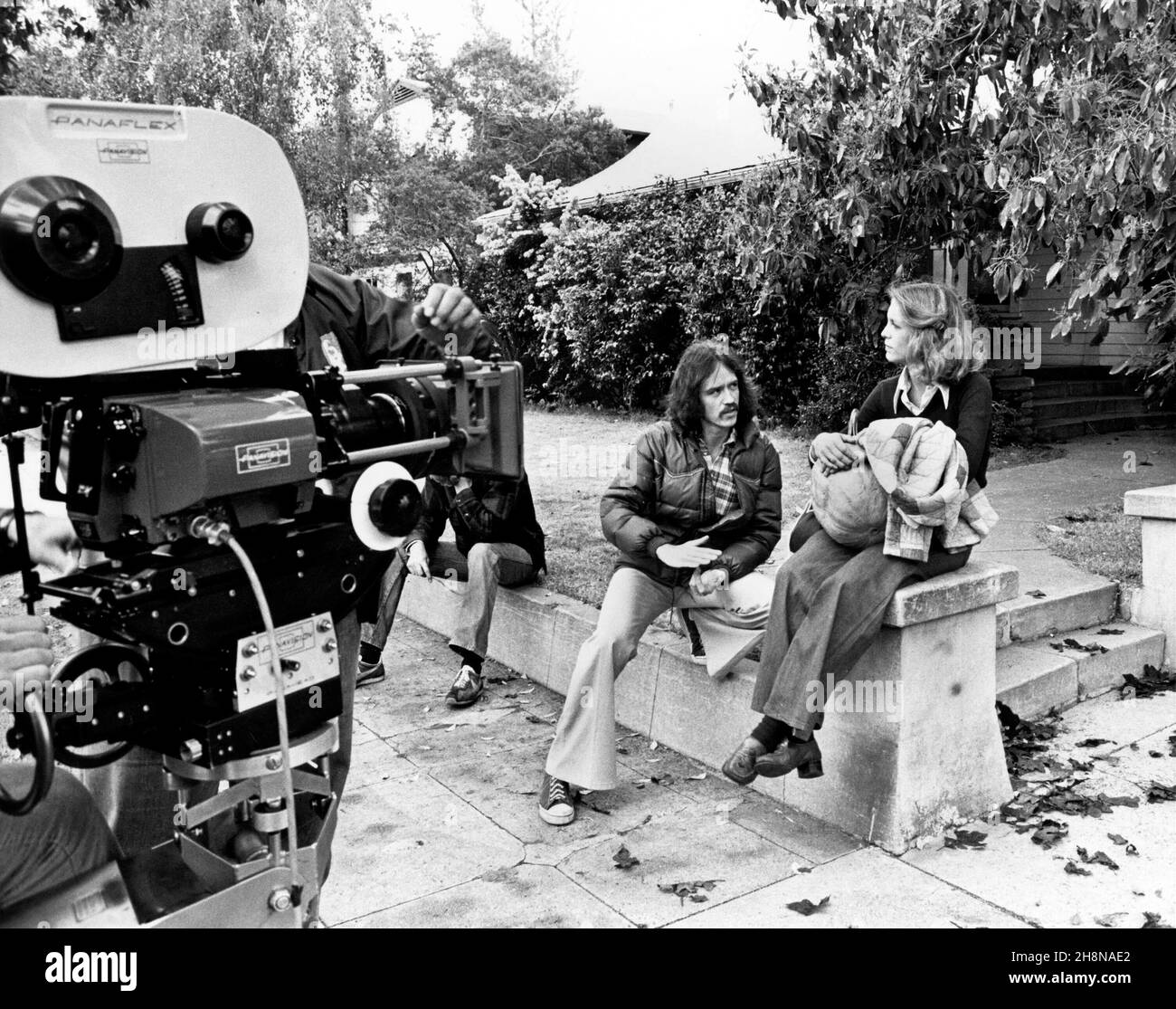 JAMIE LEE CURTIS et JOHN CARPENTER à HALLOWEEN (1978), réalisé par JOHN CARPENTER.Crédit: FALCON INTERNATIONAL / Album Banque D'Images