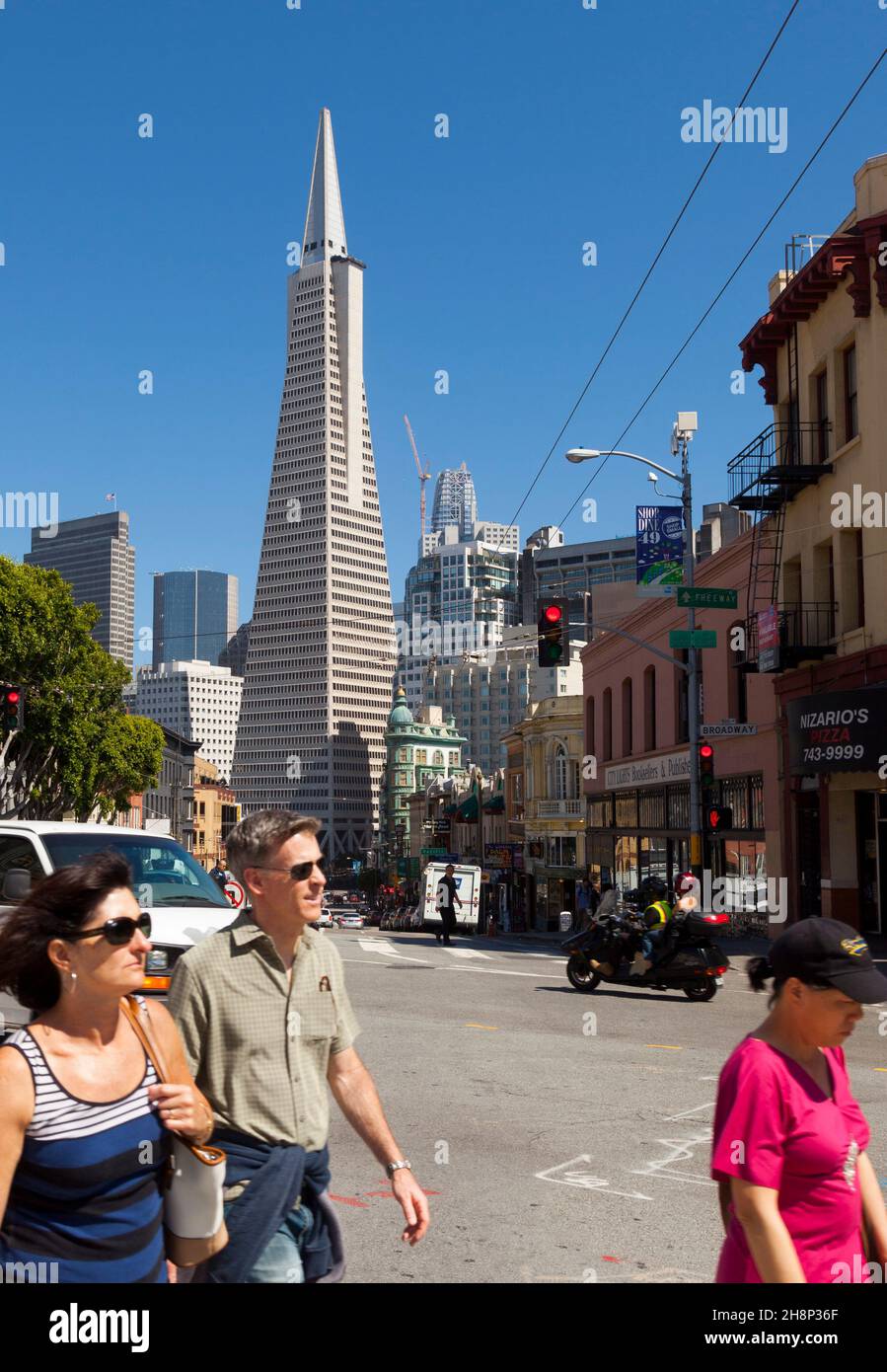 San Francisco, USA-20 juin 2017 : vues sur les rues de San Francisco en été Banque D'Images